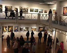 熊明法国参加画展开幕式