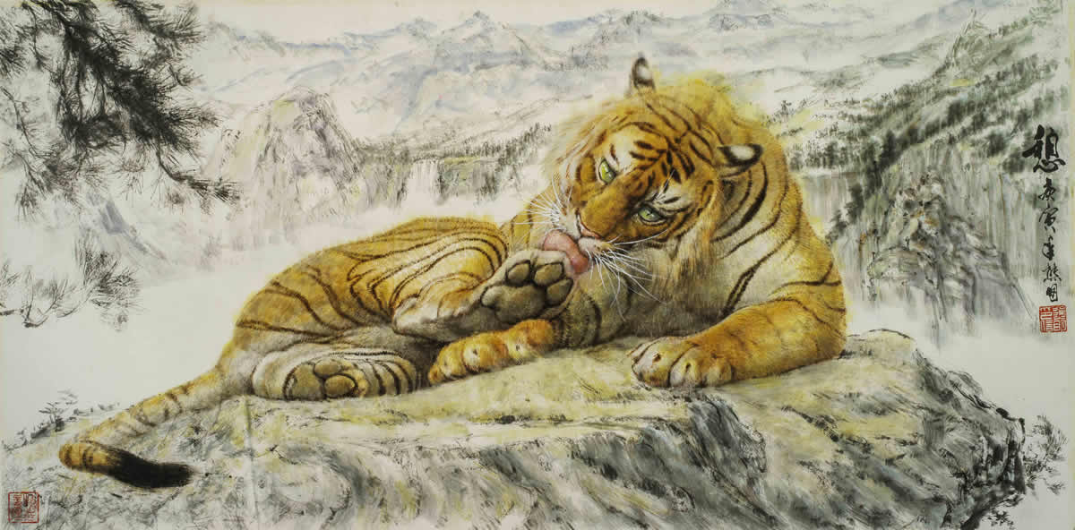 憩-卢浮宫画家熊明作品赏析