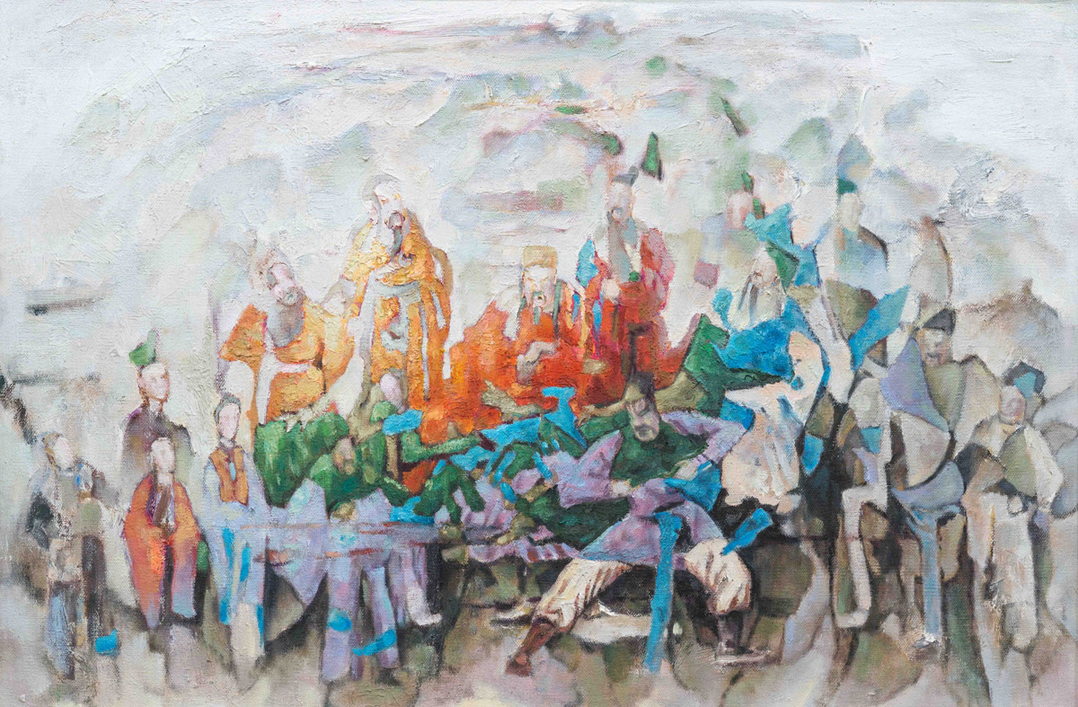 聚义堂-卢浮宫画家熊明作品赏析